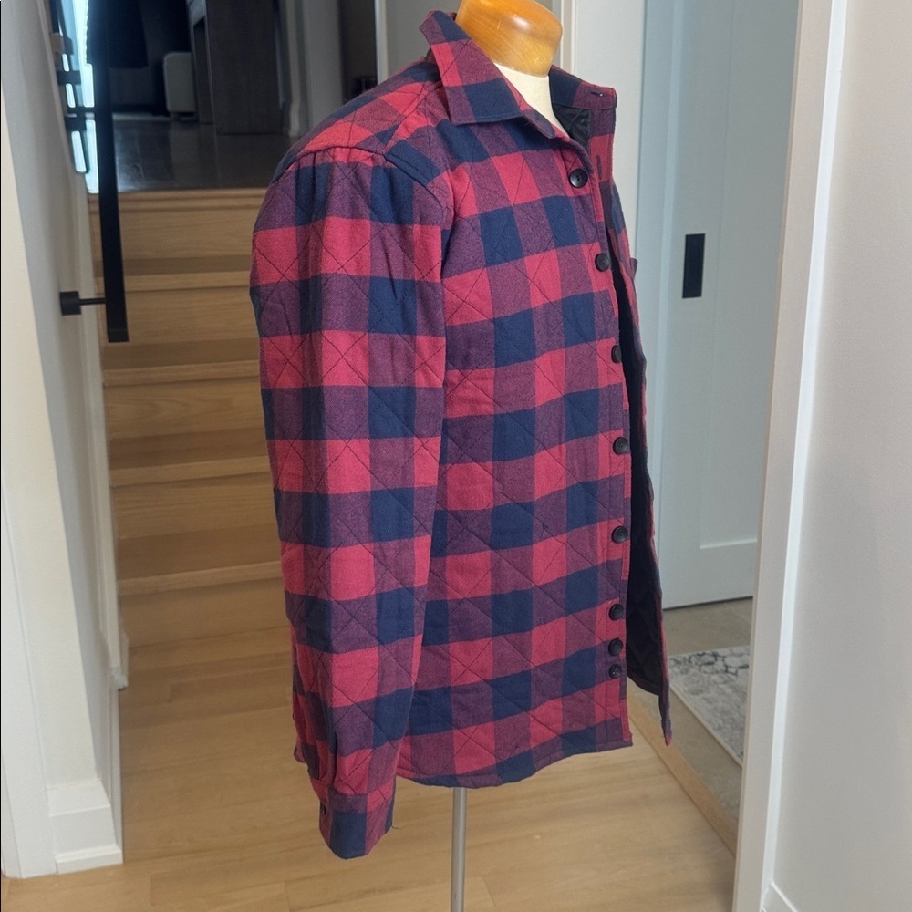 Rue Saint-Patrick Buffalo Plaid Quilted Jacket – Size M - Picture 2 of 7